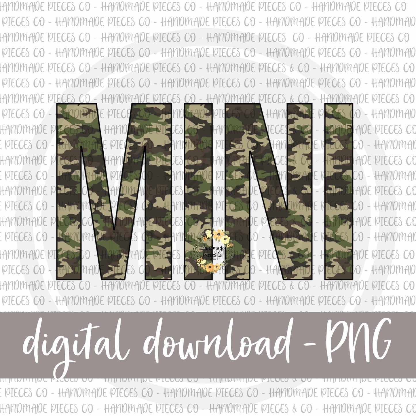 Mini, Camouflage - Digital Download