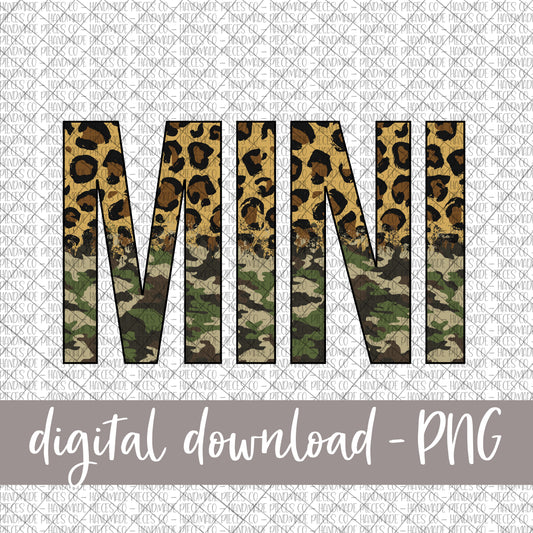 Mini, Leopard Camo Split - Digital Download