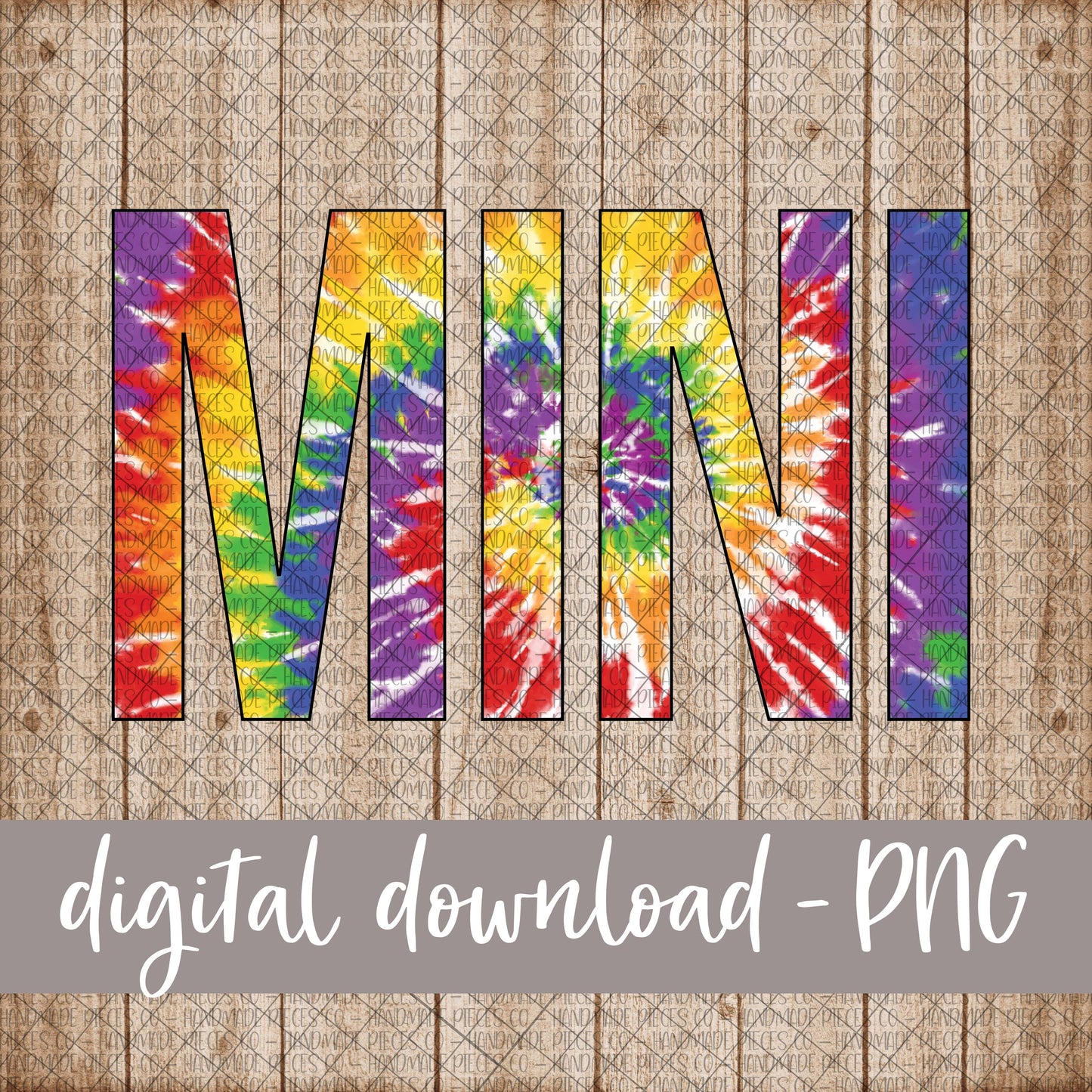 Mini, Tie Dye - Digital Download