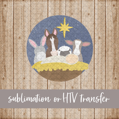 Nativity - Sublimation or HTV Transfer