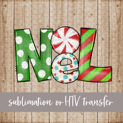 Noel - Sublimation or HTV Transfer