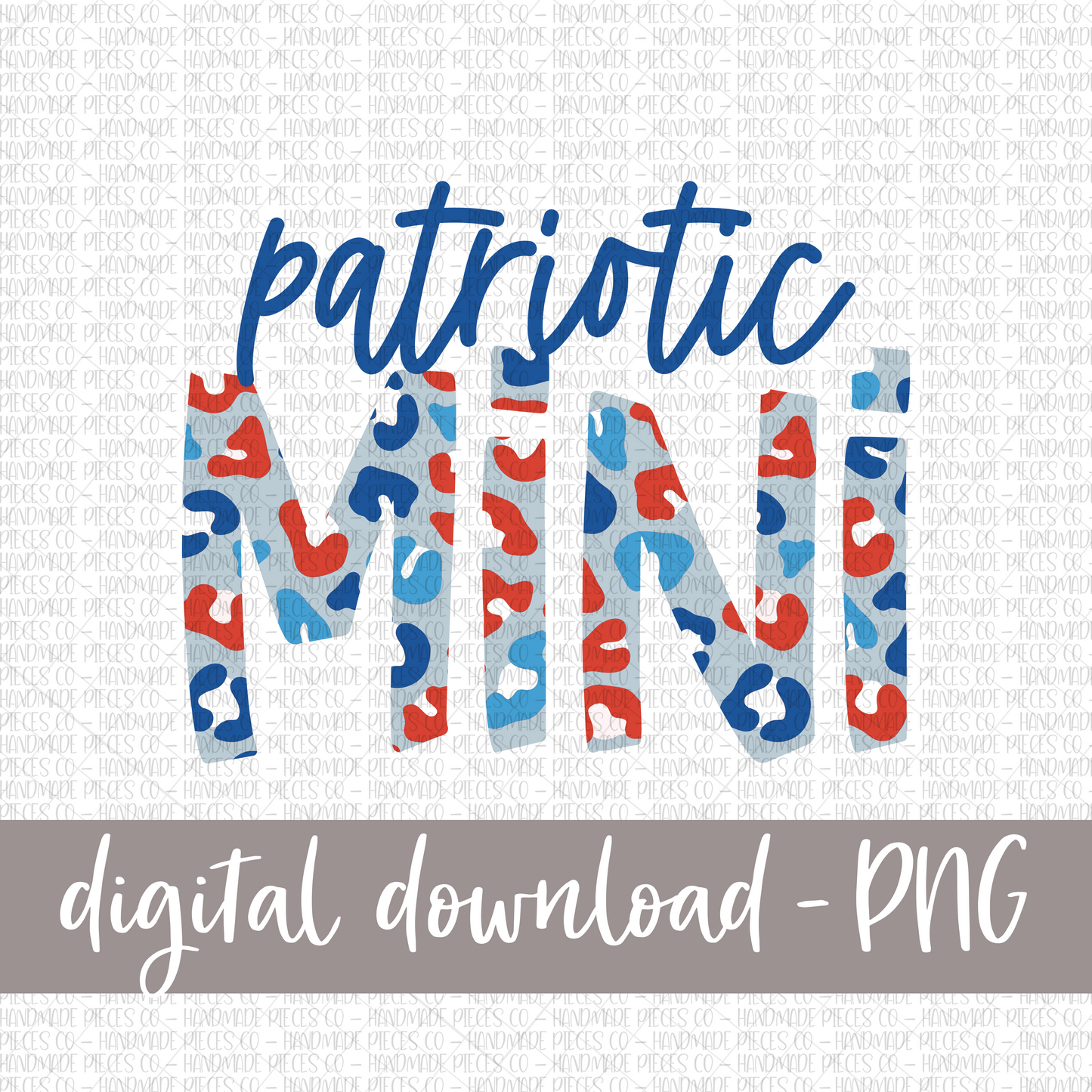 Patriotic Mini, Leopard - Digital Download