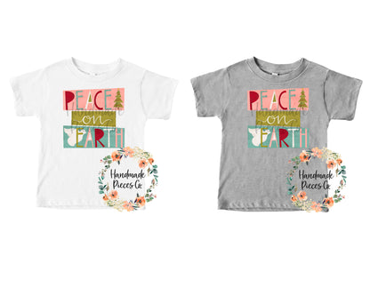 Peace on Earth -  Sublimation or HTV Transfer