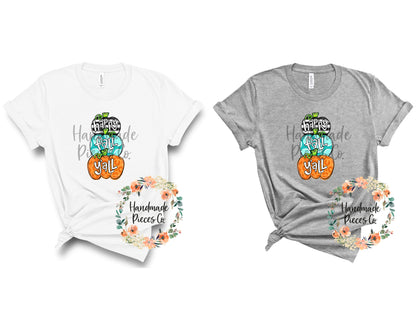 Pumpkin Stack, Happy Fall Y'all - Sublimation or HTV Transfer