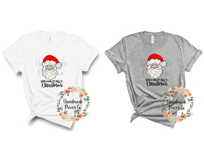 Santa, Have a Holly Jolly Christmas - Sublimation or HTV Transfer