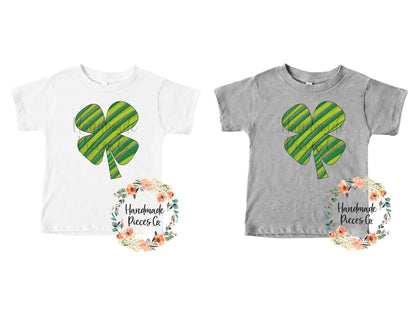 Shamrock, Striped - Sublimation or HTV Transfer