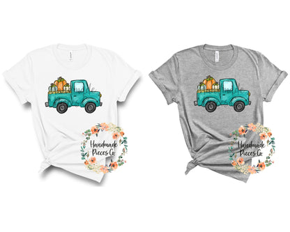 Pumpkin Truck - Sublimation or HTV Transfer