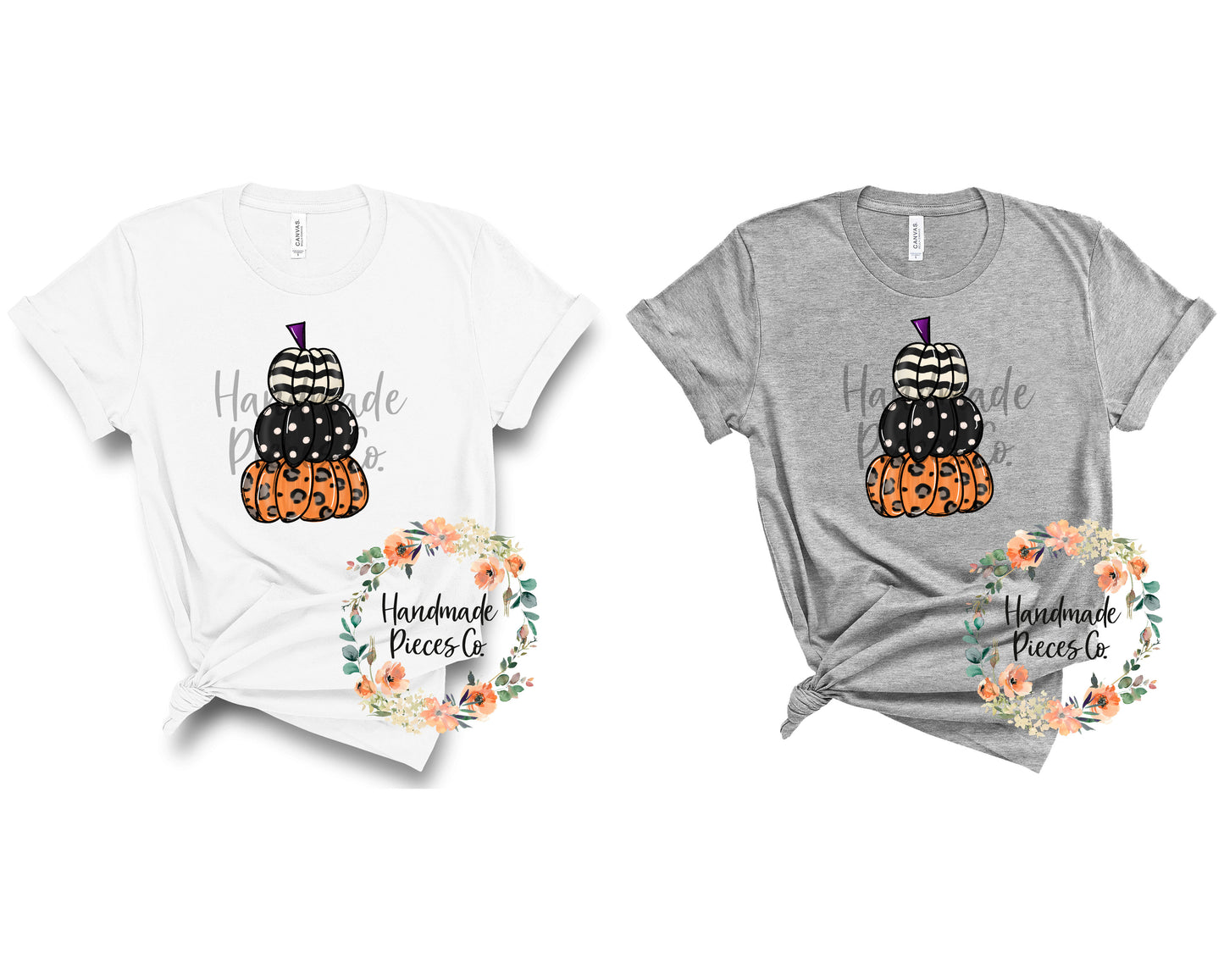 Pumpkins Stacked, Leopard - Sublimation or HTV Transfer