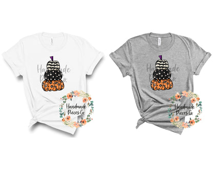 Pumpkins Stacked, Leopard - Sublimation or HTV Transfer