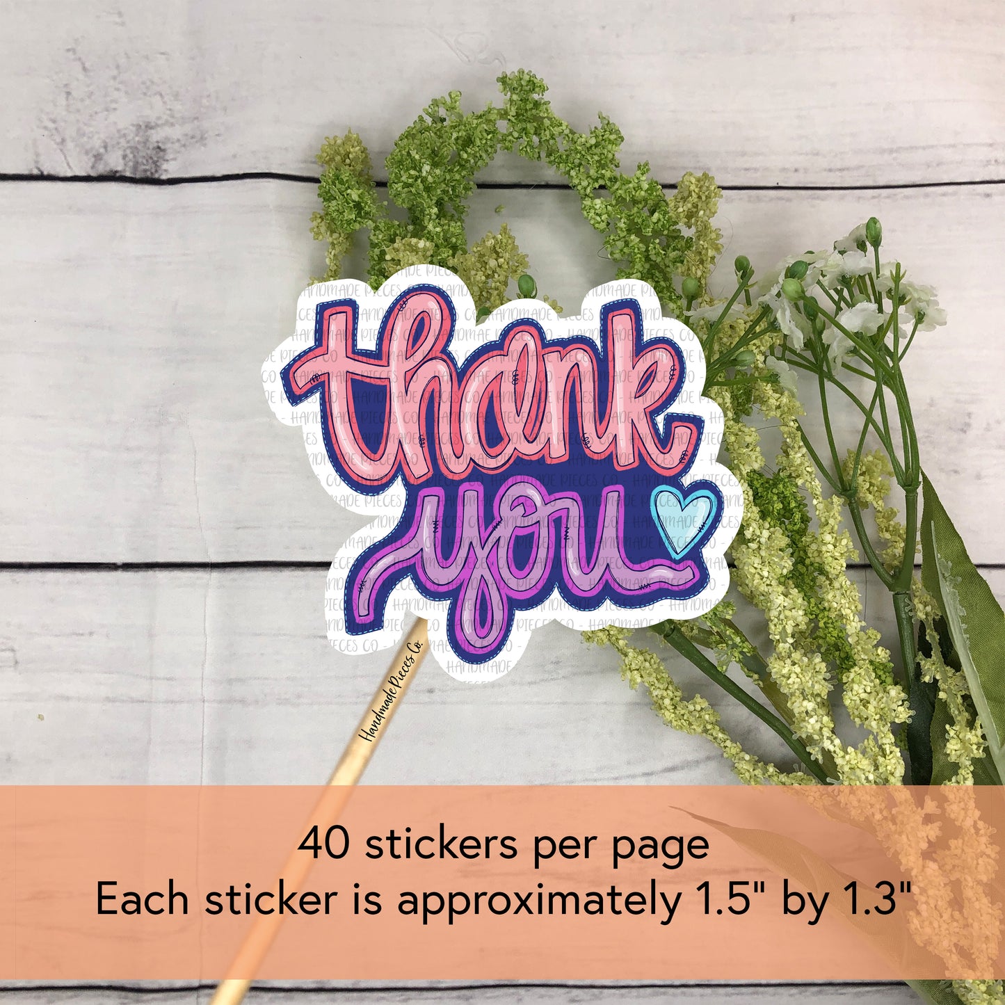 Thank You Packaging Sticker