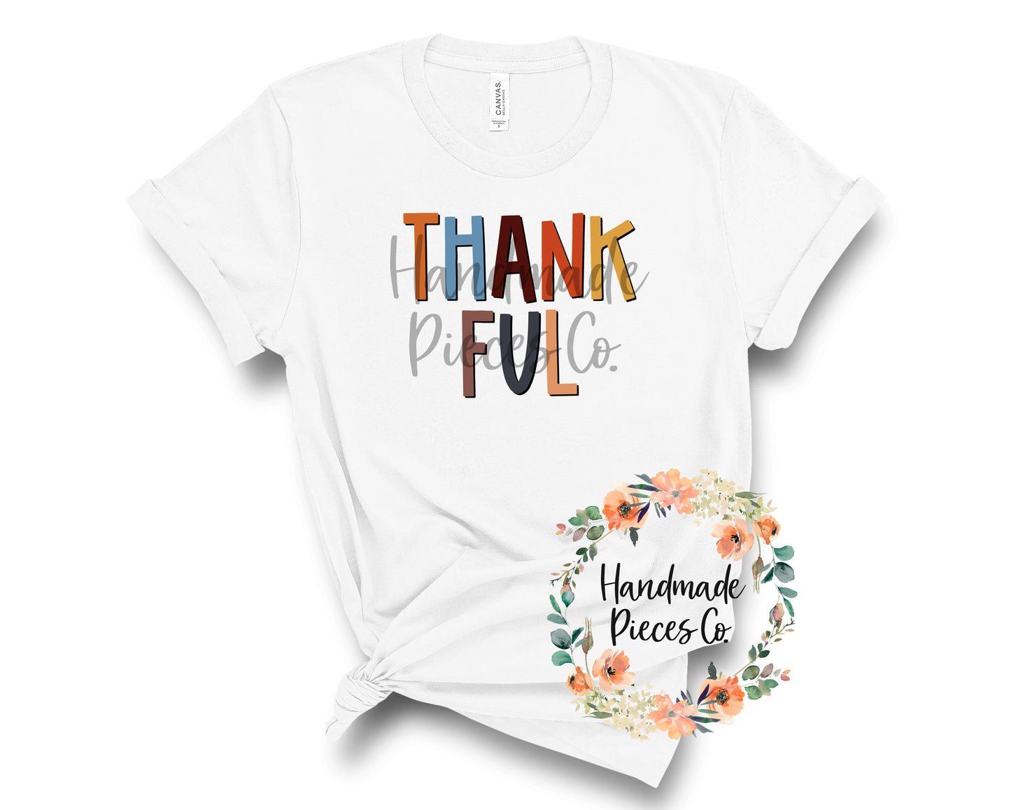 Thankful, Version 2 - Sublimation or HTV Transfer