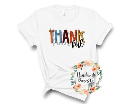 Thankful, Version 3 - Sublimation or HTV Transfer