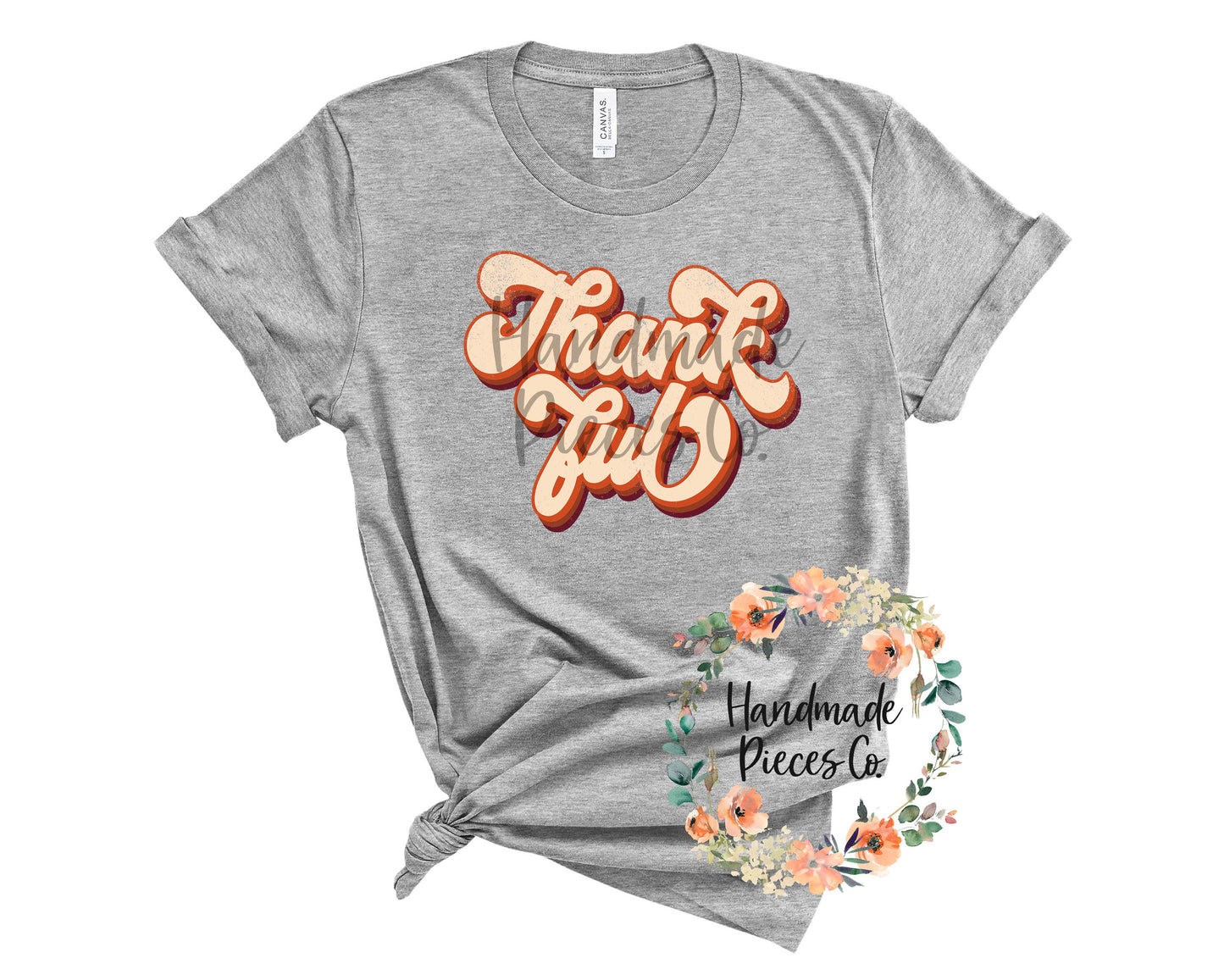 Thankful, Retro - Sublimation or HTV Transfer