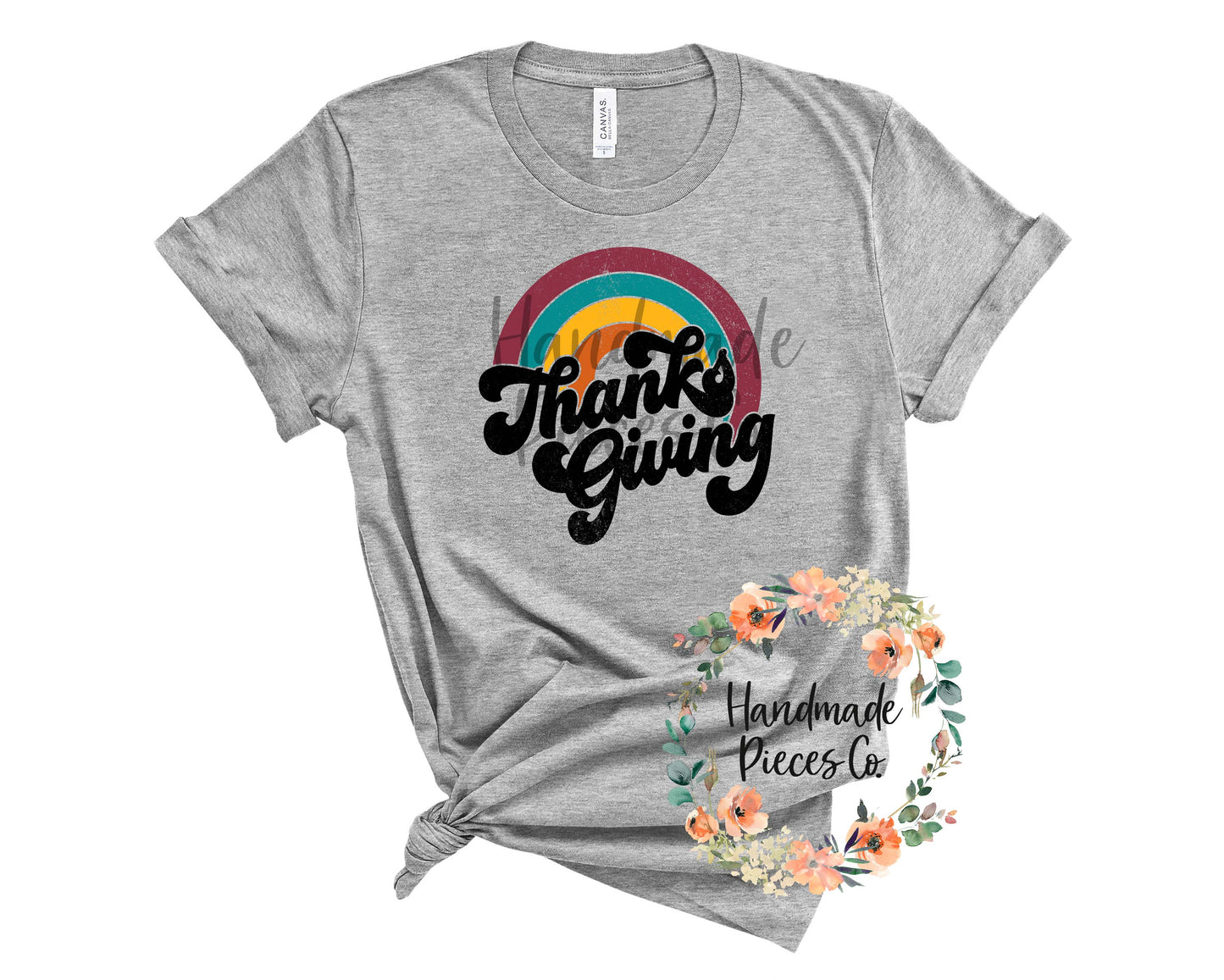 Thanksgiving, Rainbow - Sublimation or HTV Transfer