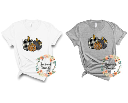 Pumpkin Trio, Buffalo Plaid and Leopard - Sublimation or HTV Transfer