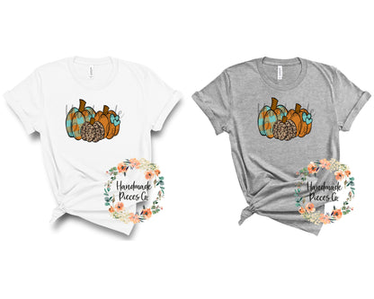 Pumpkin Trio, Fall Plaid and Leopard - Sublimation or HTV Transfer