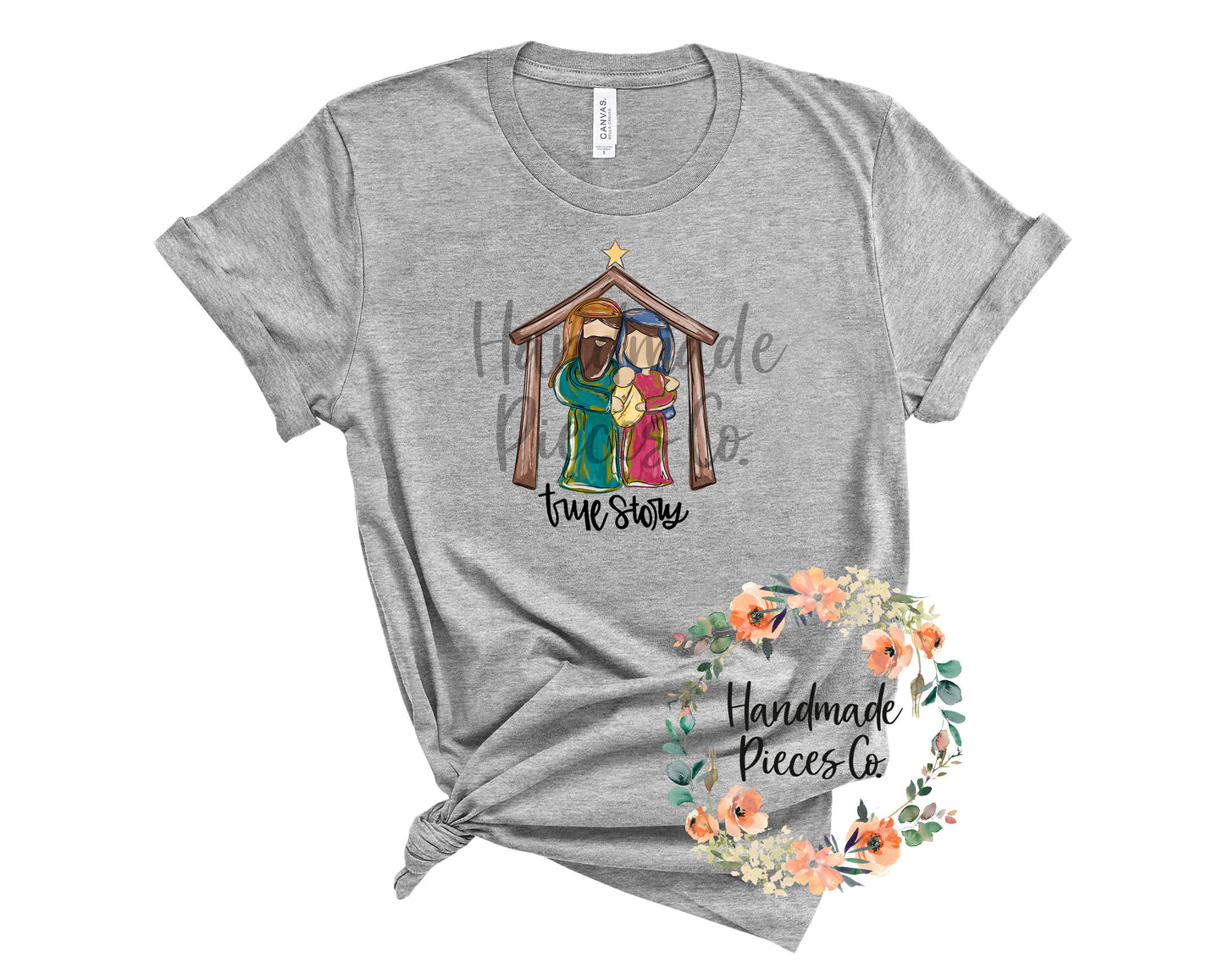 Nativity, True Story - Sublimation or HTV Transfer