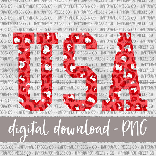 USA, Leopard Red - Digital Download