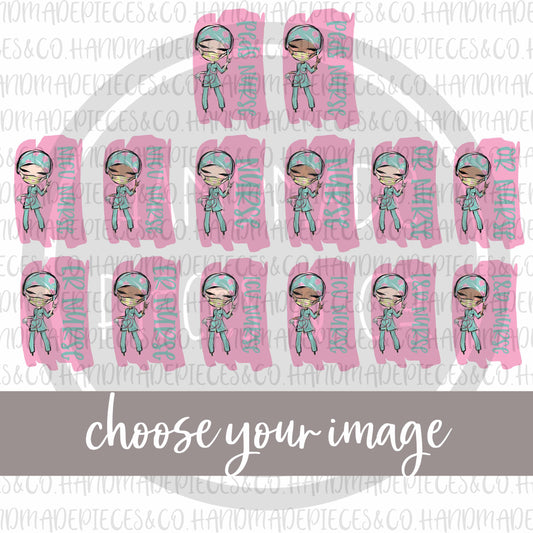 Nurse Figures - Multiple Styles - Digital Download