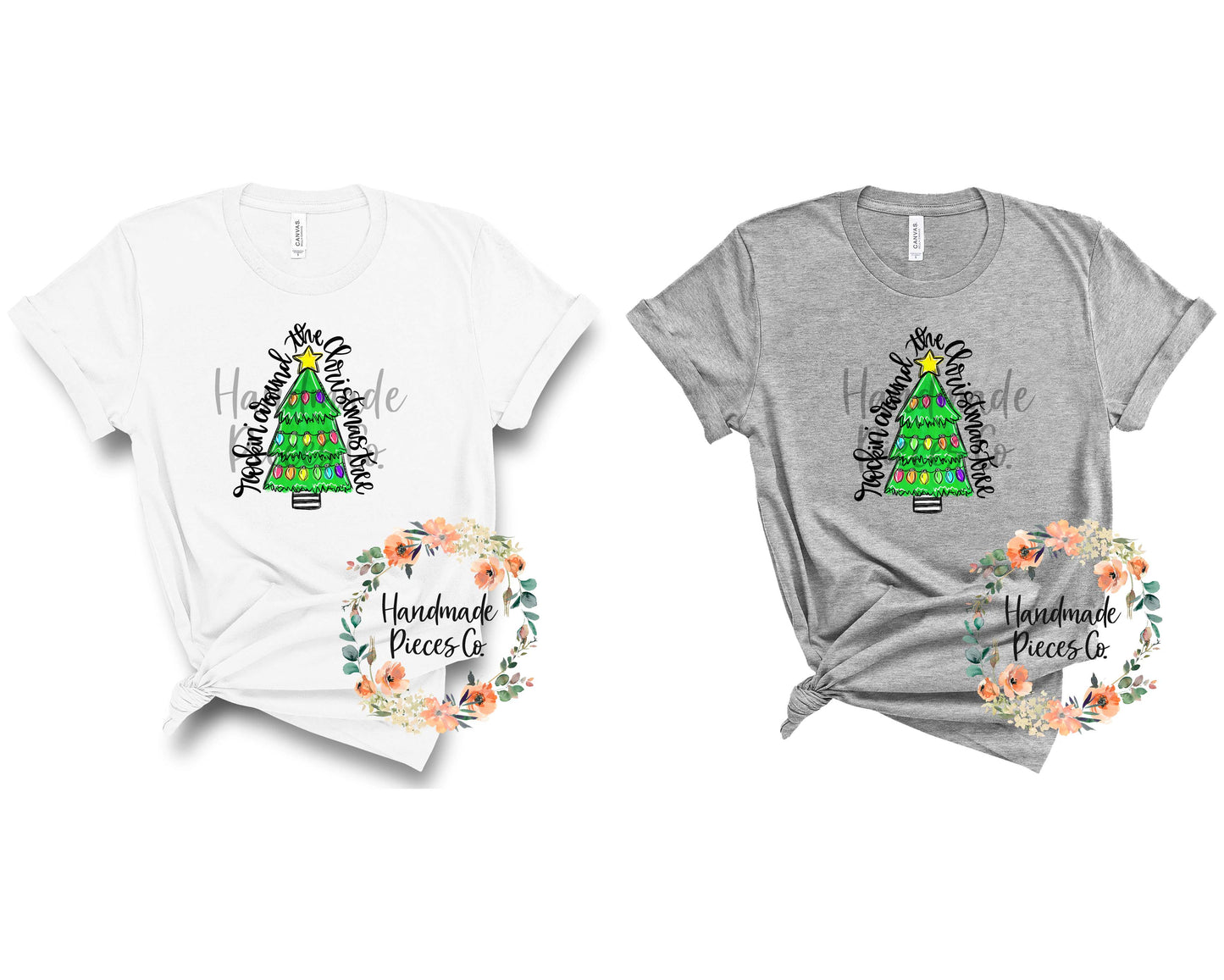 Christmas Tree, Rocking Around the Christmas Tree - Sublimation or HTV Transfer