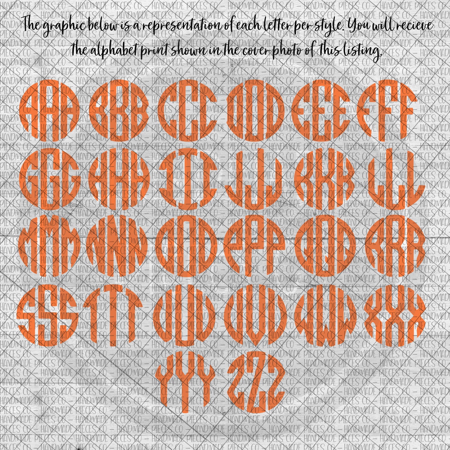 Wizard Monogram - Multiple Styles - Digital Download