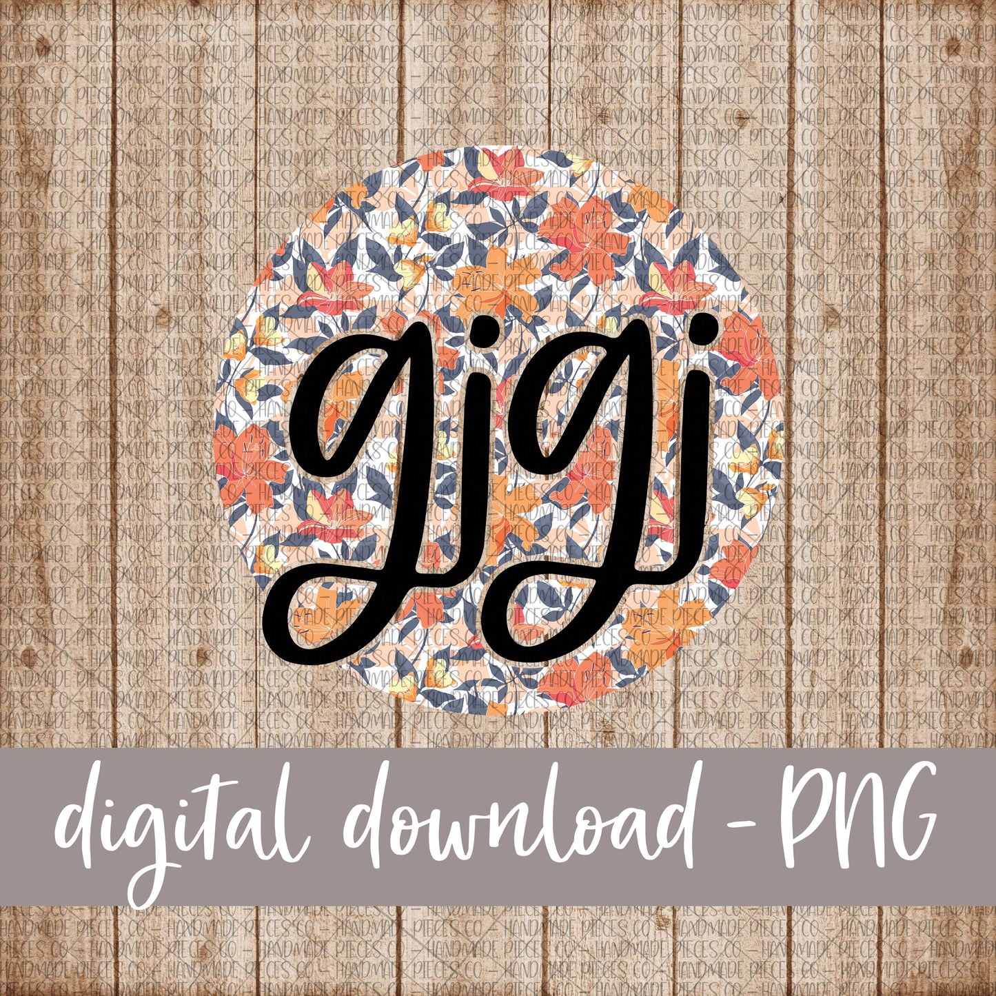 Gigi Round, Floral 7 - Digital Download