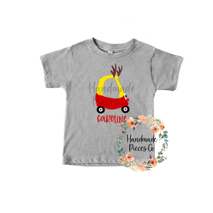 Reindeer Coupe - Name Optional - Sublimation or HTV Transfer