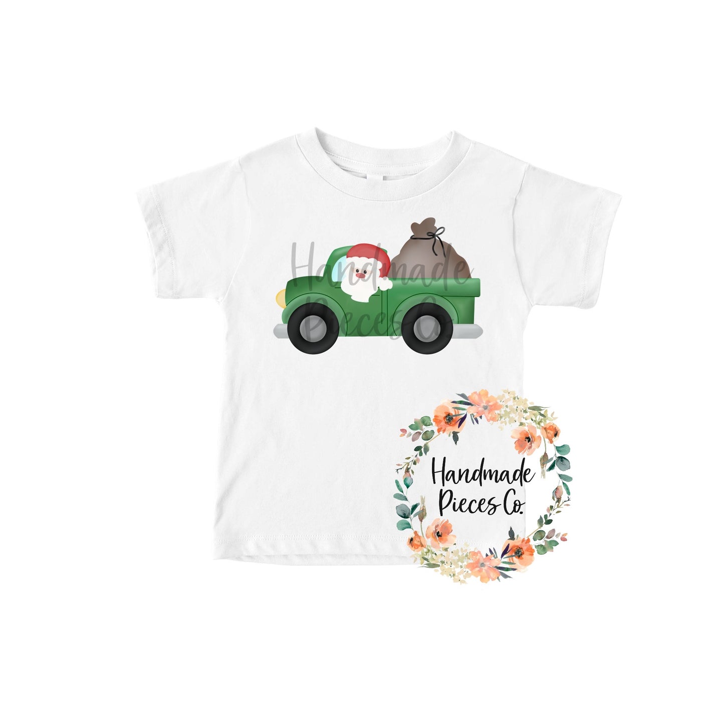 Santa Claus, Truck - Sublimation or HTV Transfer