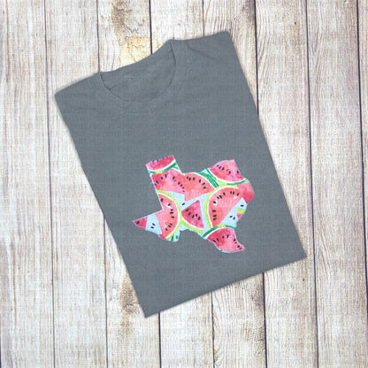 State Silhouette Embroidered Appliqué T-Shirt, Sweatshirt, or Hoodie