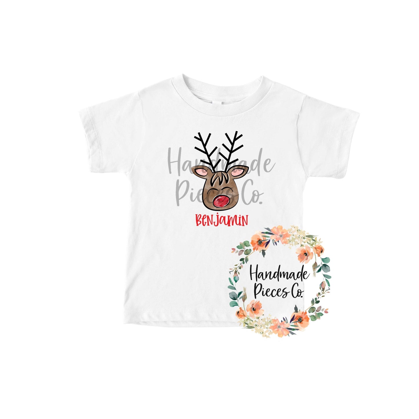 Reindeer, Boy - Name Optional - Sublimation or HTV Transfer