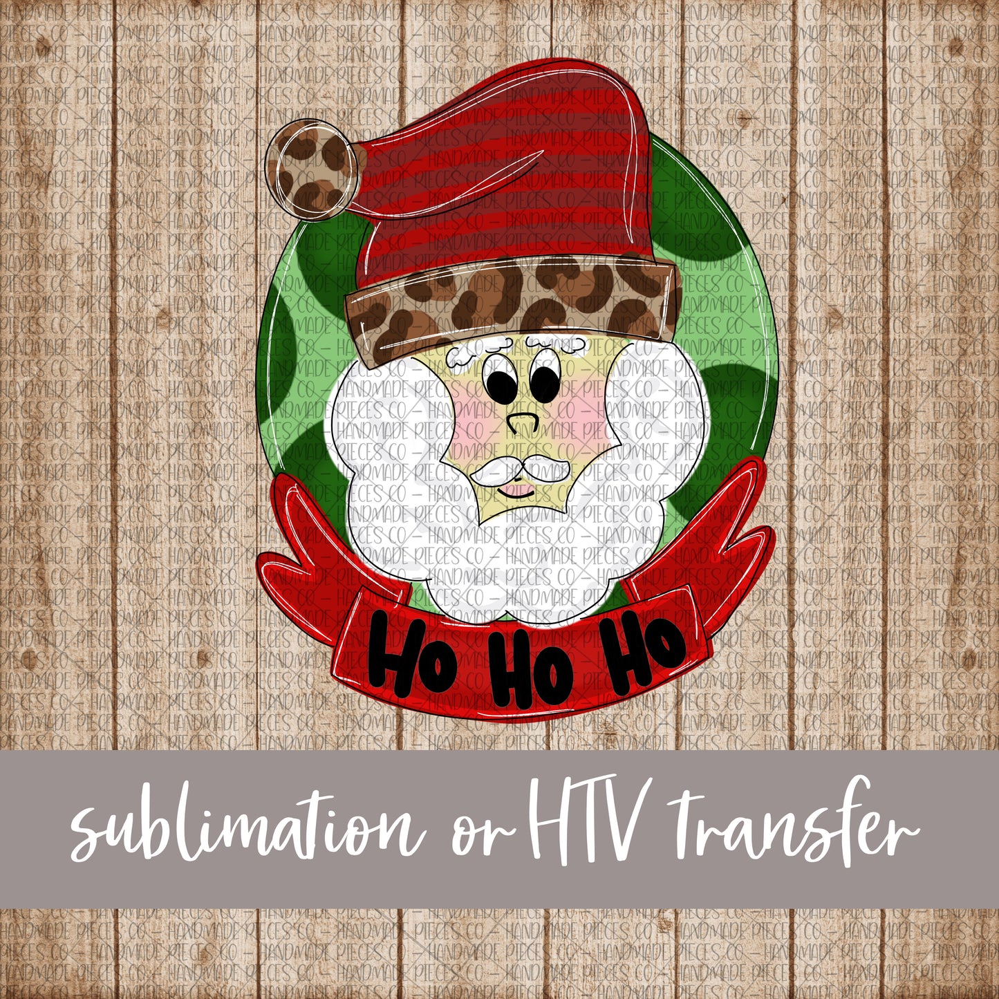 Santa - Sublimation or HTV Transfer