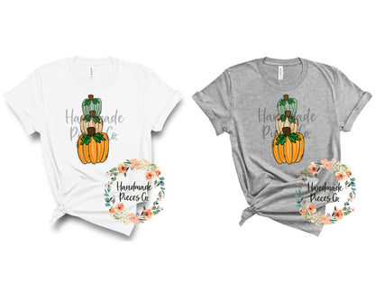 Pumpkin Trio, Stacked - Sublimation or HTV Transfer