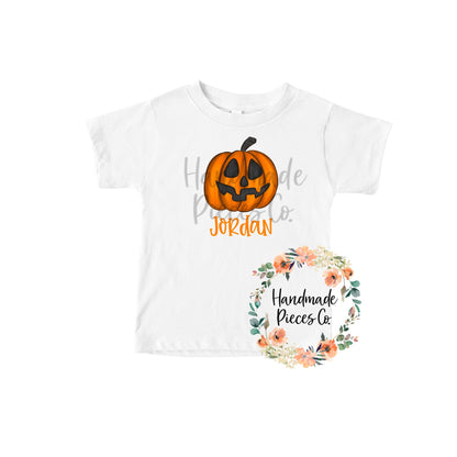 Jackolantern - Name Optional - Sublimation or HTV Transfer