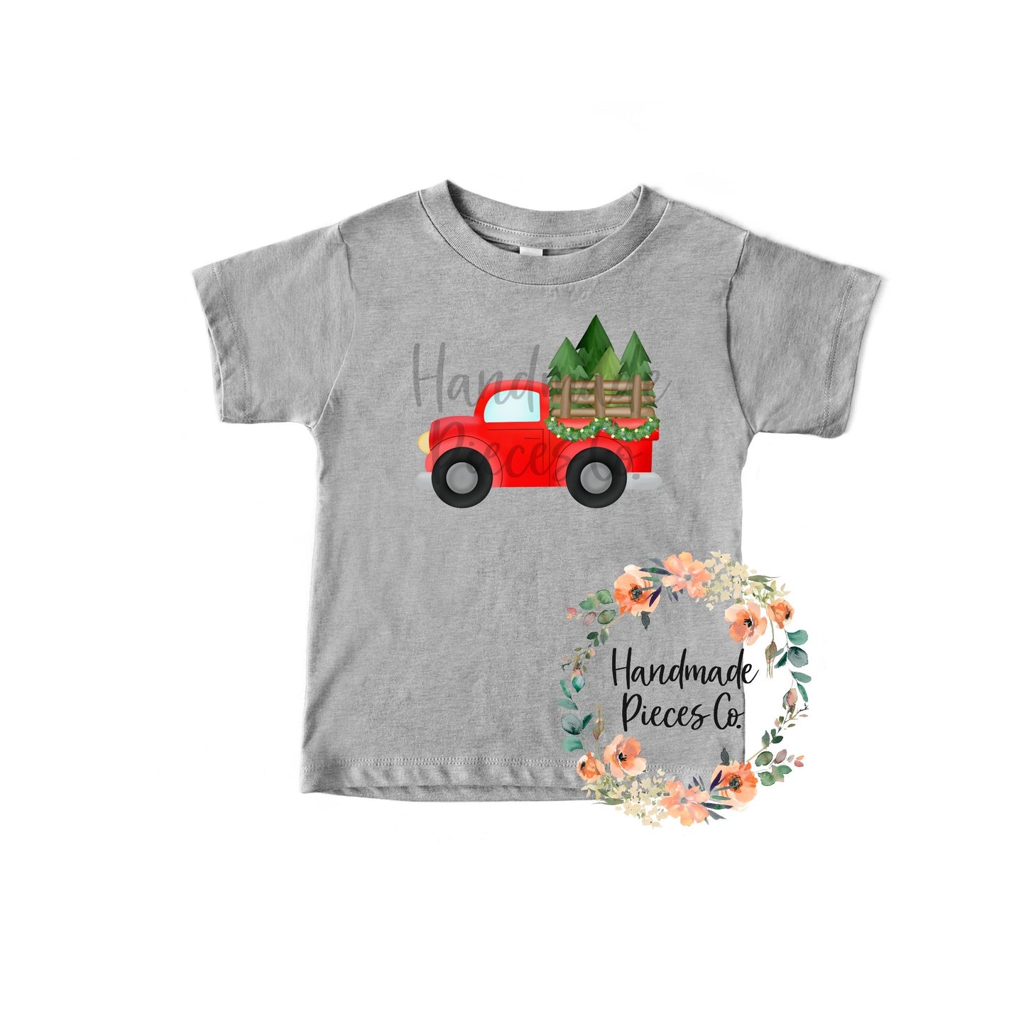 Vintage Christmas Truck - Sublimation or HTV Transfer