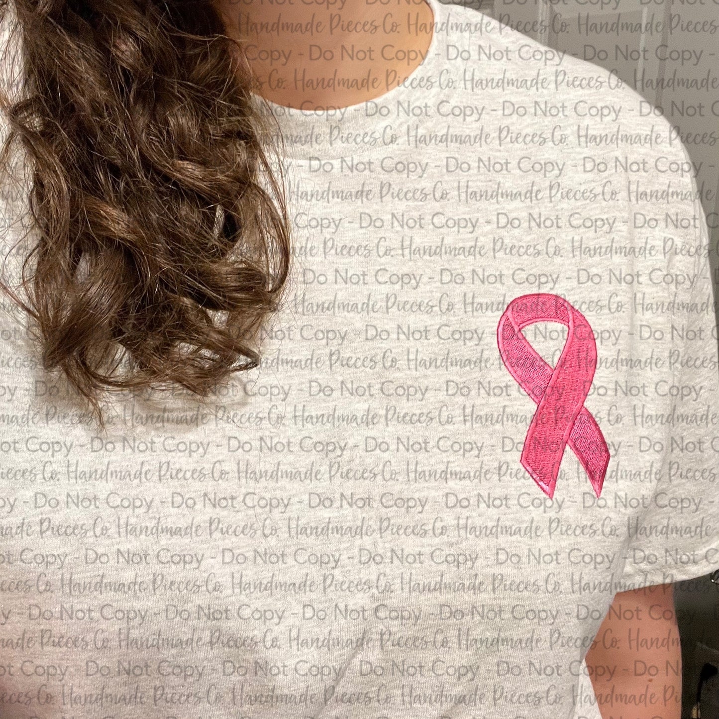 Awareness Ribbon Embroidered Garment