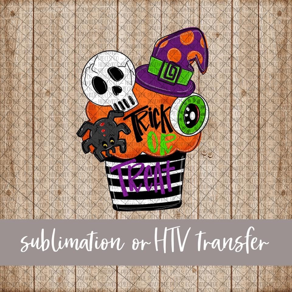 Trick or Treat - Sublimation or HTV Transfer