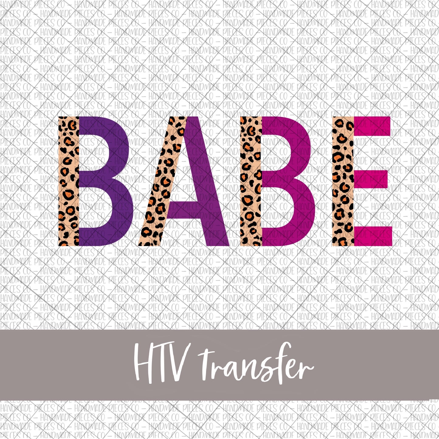 Babe, Leopard and Boho - HTV Transfer