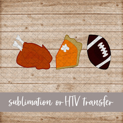 Thanksgiving Trio - Sublimation or HTV Transfer