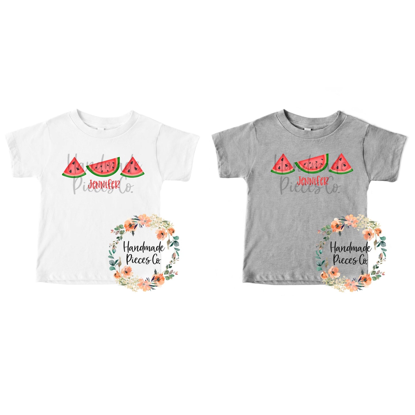 Watermelon Trio - Name Optional - Sublimation or HTV Transfer