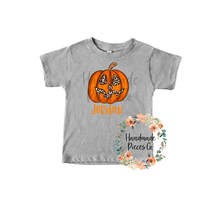 Jackolantern, Leopard - Name Optional - Sublimation or HTV Transfer