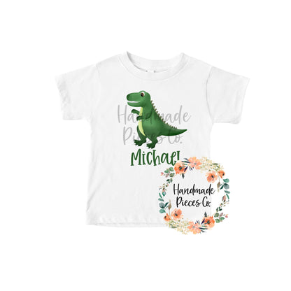 Dinosaur, TRex - Name Optional - Sublimation or HTV Transfer