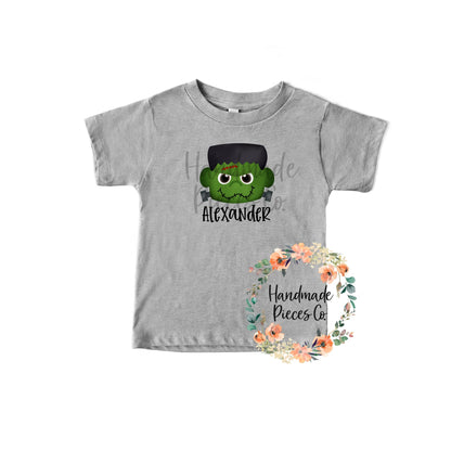 Frankenstein, Boy - Name Optional - Sublimation or HTV Transfer