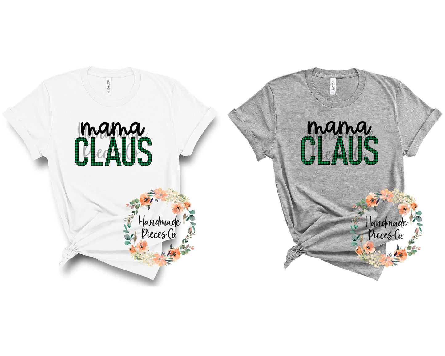 Mama Claus, Green Buffalo Plaid - Digital Download