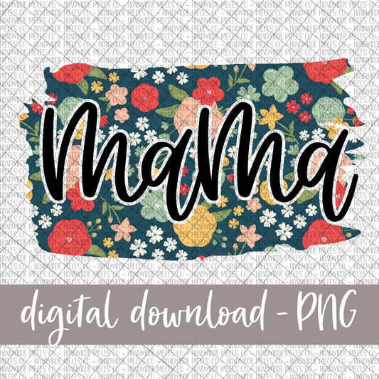 Mama Brushstroke, Floral 6 - Digital Download