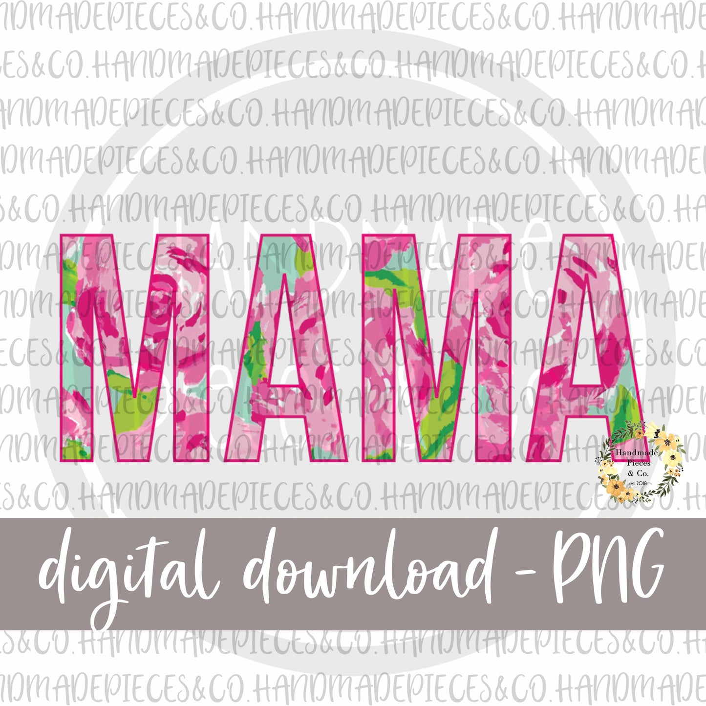 Mama, Pink Rose - Digital Download