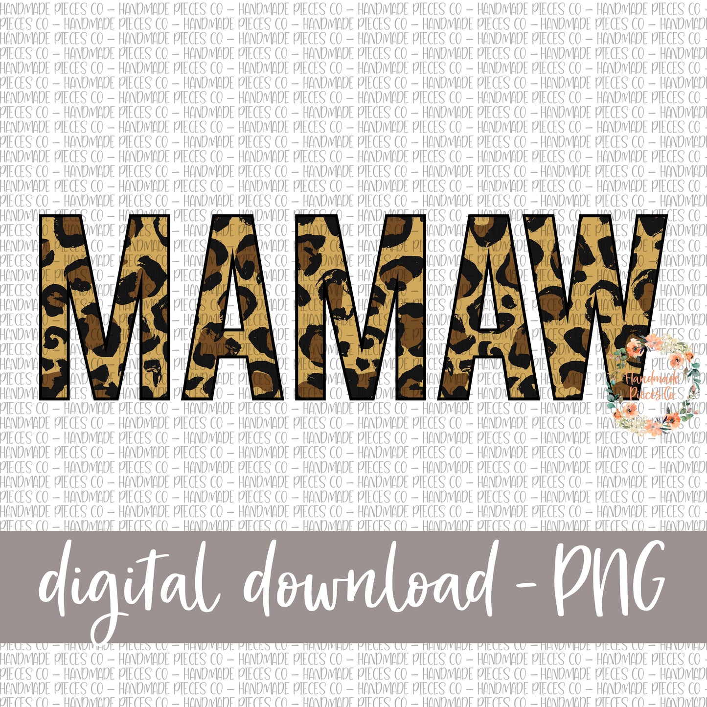 Mamaw, Leopard - Digital Download