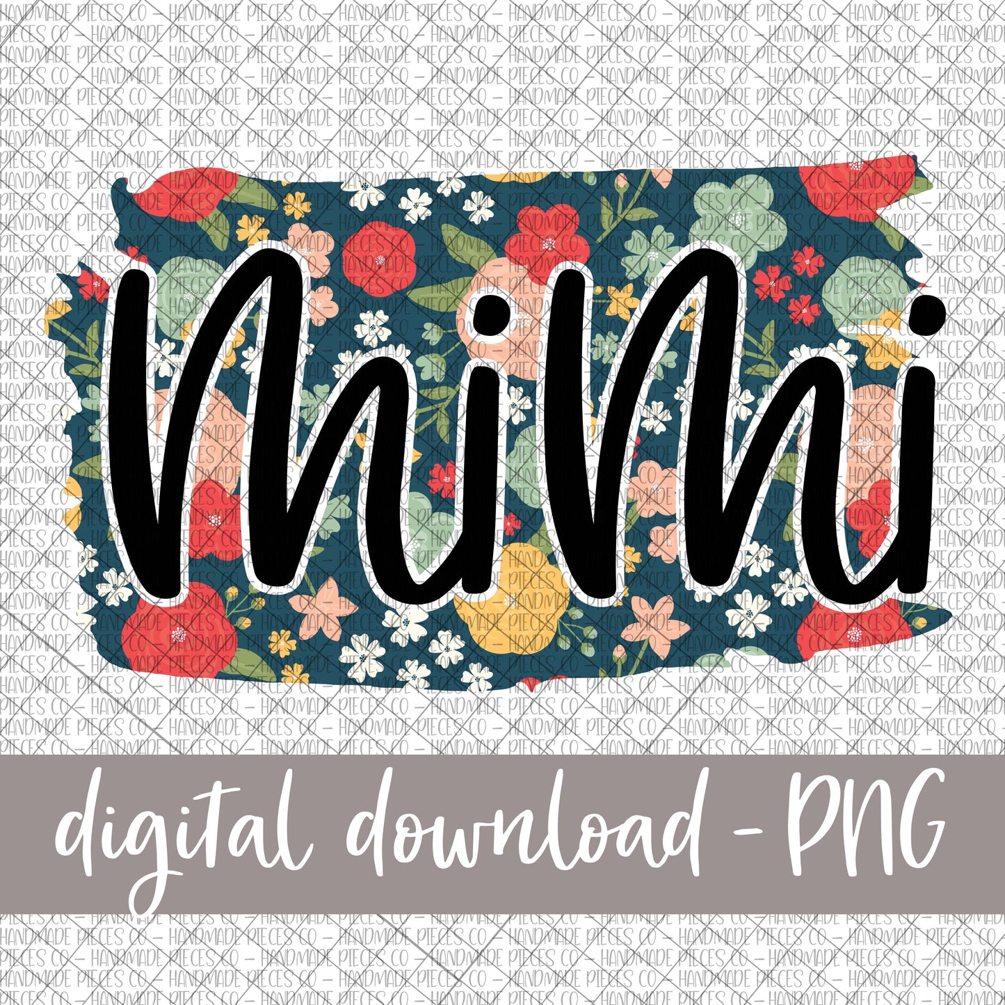 Mimi Brushstroke, Floral 6 - Digital Download