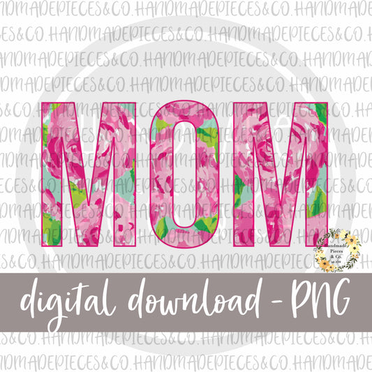 Mom, Pink Rose - Digital Download