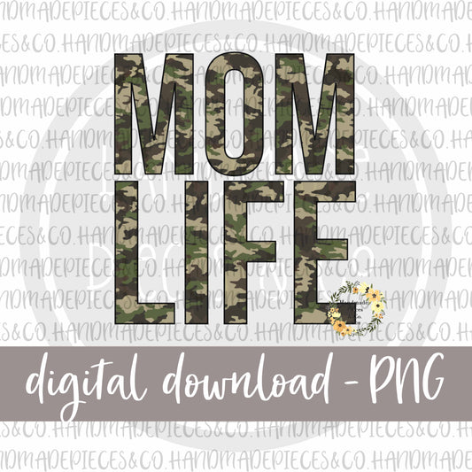 Mom Life, Camouflage  - Digital Download