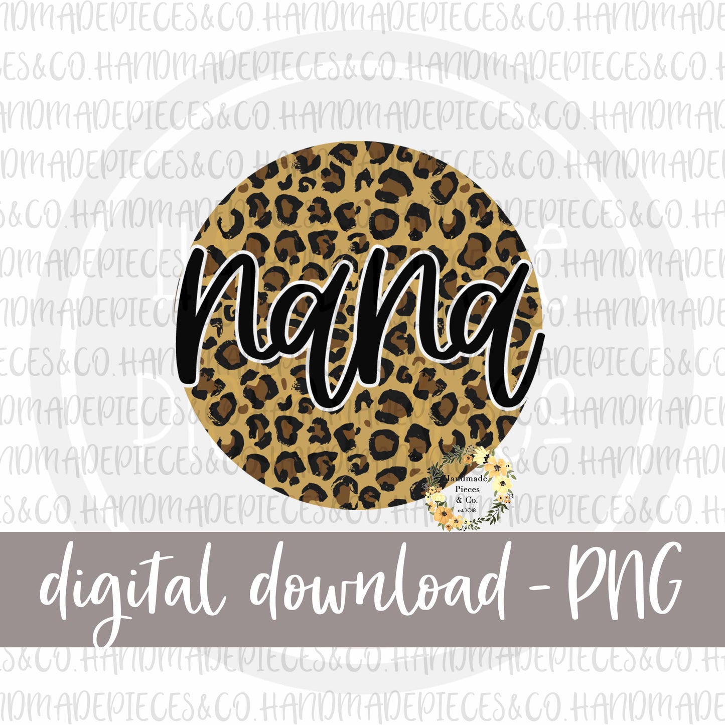 Nana Round, Leopard - Digital Download